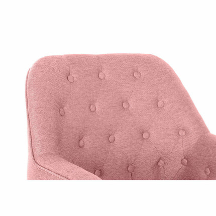 Sessel DKD Home Decor Rosa Gold Metall (65 x 73 x 79,5 cm)