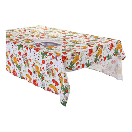 Tischdecke und Servietten DKD Home Decor 8424001798766 Tropical 150 x 150 x 0,5 cm Bunt (5 pcs)