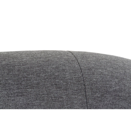 Sessel DKD Home Decor 8424001799411 natürlich Grau Polyester Kautschukholz (83 x 80 x 81 cm)