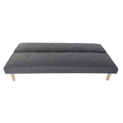 Schlafsofa DKD Home Decor Polyester Kautschukholz (180 x 68 x 66 cm) (180 x 86 x 38 cm)