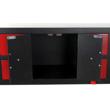 Konsole DKD Home Decor 98,5 x 27 x 80 cm Tanne Schwarz Holz MDF