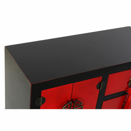 Konsole DKD Home Decor 63 x 27 x 83 cm Tanne Schwarz Orange Kunststoff Holz MDF