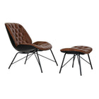 Sessel DKD Home Decor 8424001802418 69 x 83 x 85 cm Schwarz Metall Braun Polyurethan
