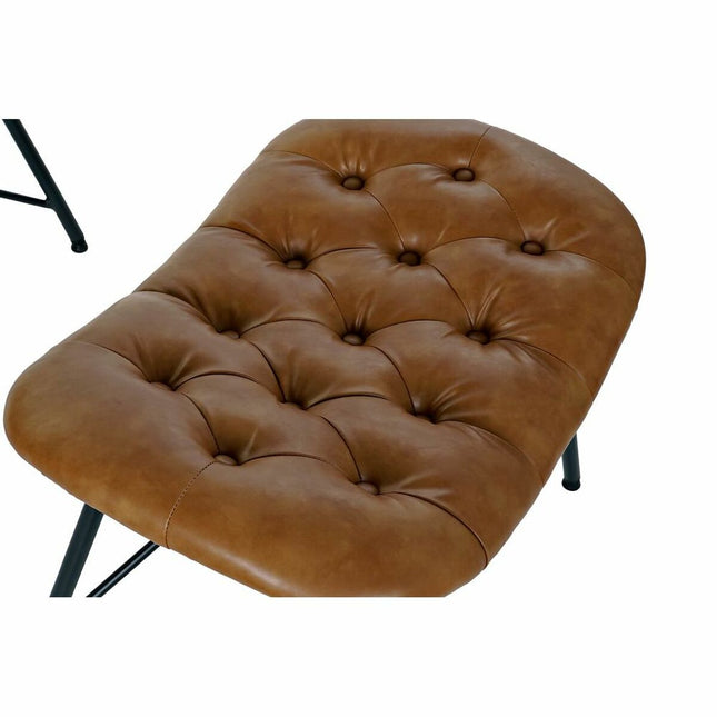 Sessel DKD Home Decor 8424001802425 69 x 83 x 85 cm Schwarz Metall Camel