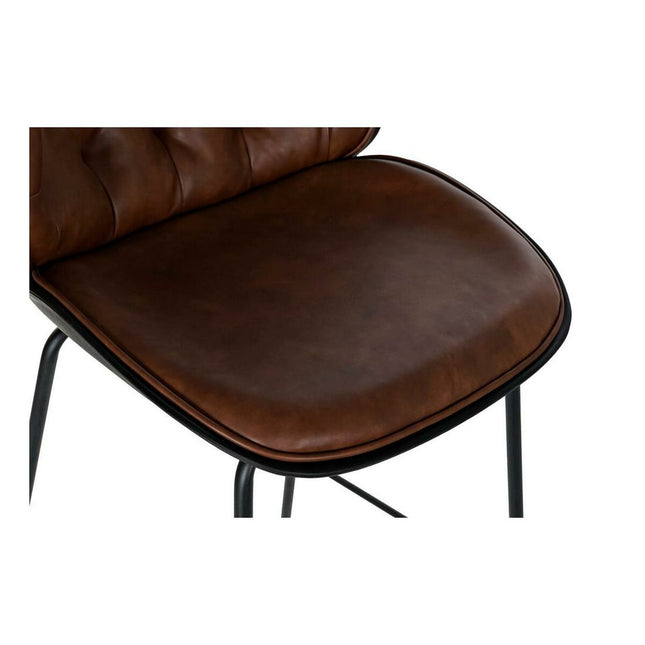 Hocker DKD Home Decor Braun Schwarz Polyurethan Metall (51 x 53 x 114 cm)
