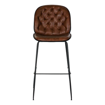 Hocker DKD Home Decor Braun Schwarz Polyurethan Metall (51 x 53 x 114 cm)