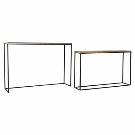 Konsole DKD Home Decor Metall Tanne (2 pcs) (110 x 25 x 68 cm) (120 x 30 x 85 cm)