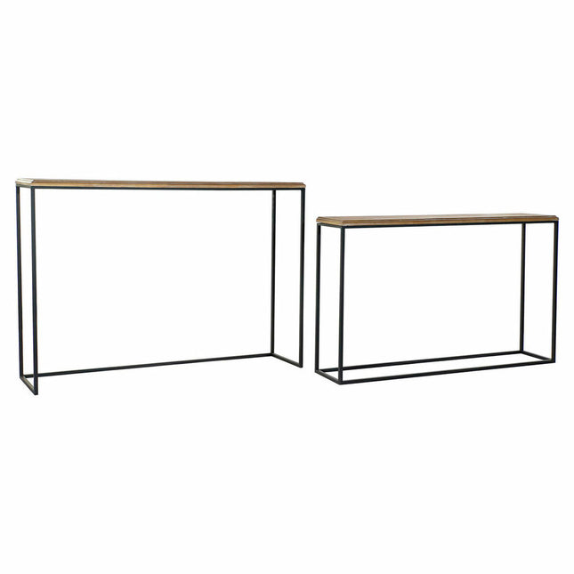 Konsole DKD Home Decor Metall Tanne (2 pcs) (110 x 25 x 68 cm) (120 x 30 x 85 cm)