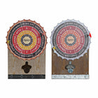 Flaschenöffner DKD Home Decor 27,5 x 4 x 40 cm Braun Bunt Eisen Holz MDF