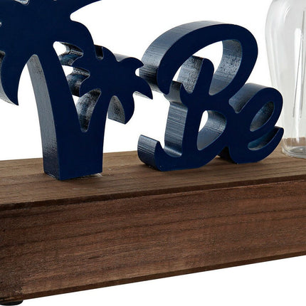 Deko-Figur DKD Home Decor Beach LED grün Marineblau 34 x 8 x 16 cm Mediterraner (2 Stück)