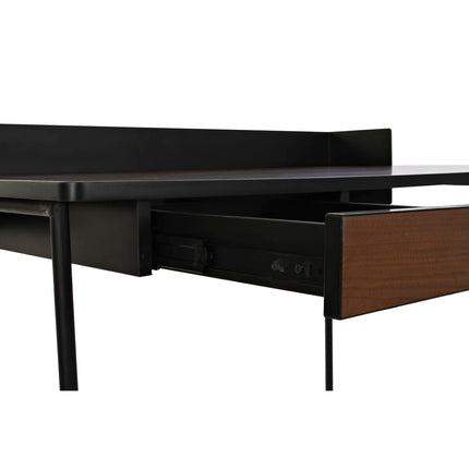 Schreibtisch DKD Home Decor Schwarz Metall Mango-Holz (103 x 57 x 81 cm)