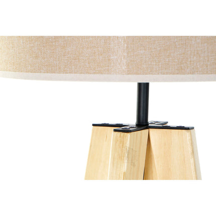 Stehlampe DKD Home Decor Braun Beige Polyester Holz (40 x 40 x 148 cm)