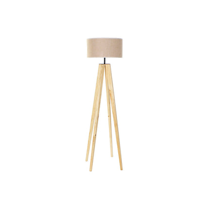 Stehlampe DKD Home Decor Braun Beige Polyester Holz (40 x 40 x 148 cm)