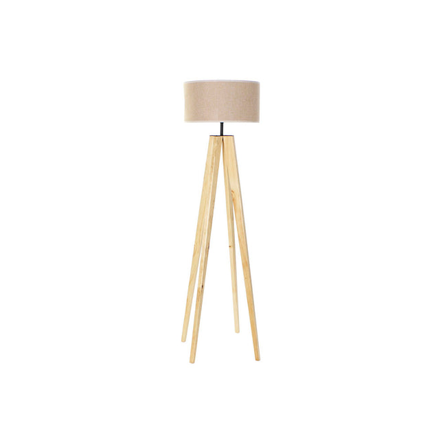 Stehlampe DKD Home Decor Braun Beige Polyester Holz (40 x 40 x 148 cm)