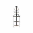 Regal DKD Home Decor Tanne Schwarz Braun schmiedeeisern 5 Regale (63 x 45 x 205 cm)