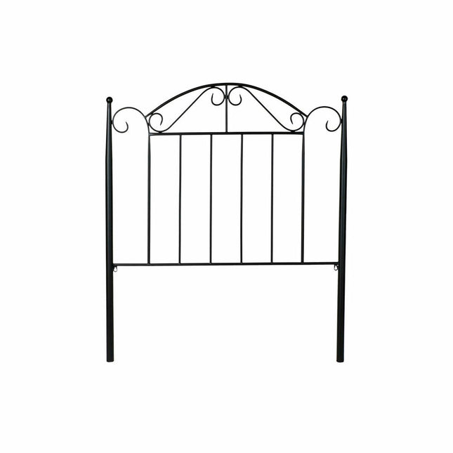 Kopfende des Betts DKD Home Decor Schwarz schmiedeeisern (99 x 3 x 119 cm)
