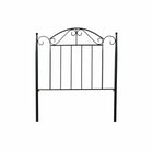 Kopfende des Betts DKD Home Decor Schwarz schmiedeeisern (99 x 3 x 119 cm)