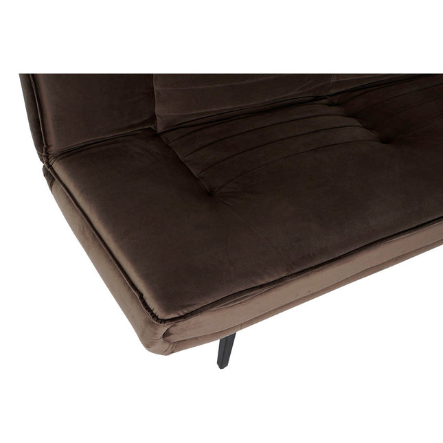 Schlafsofa DKD Home Decor Braun Bunt Polyester Metall Vintage 180 x 88 x 83 cm