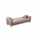 Schlafsofa DKD Home Decor 8424001808571 Beige Bunt Holz Kautschukholz 206 x 85 x 82 cm