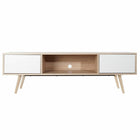 TV-Möbel DKD Home Decor Weiß Metall Holz MDF (160 x 40 x 50 cm)