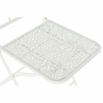 Havestol DKD Home Decor Metall Weiß (40 x 48 x 93 cm)