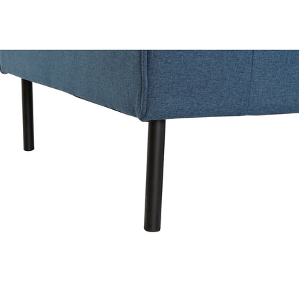 Sofa DKD Home Decor Polyester Metall Marineblau (197 x 82 x 90 cm)