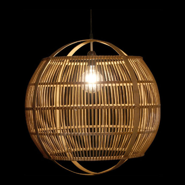 Deckenlampe DKD Home Decor 55,5 x 55,5 x 55 cm natürlich Bambus 220 V 50 W