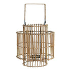 Kerzenschale DKD Home Decor Metall Bambus (30 x 30 x 32 cm)