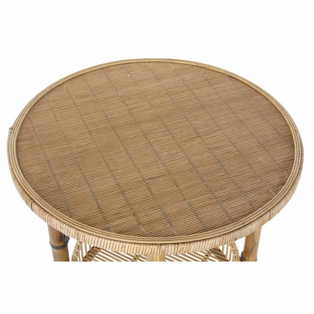 Beistelltisch DKD Home Decor natürlich Holz 60 x 60 x 61 cm Bambus