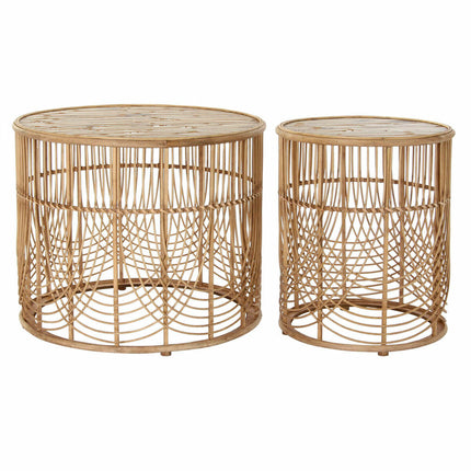 Beistelltisch DKD Home Decor 8424001811212 63 x 63 x 52 cm natürlich