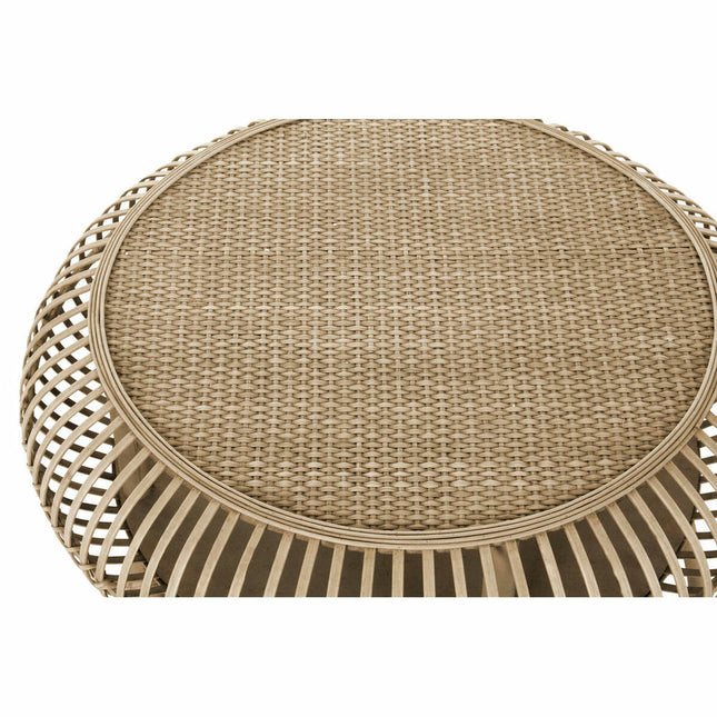 Beistelltisch DKD Home Decor 8424001811328 Bunt natürlich 75 x 75 x 39 cm
