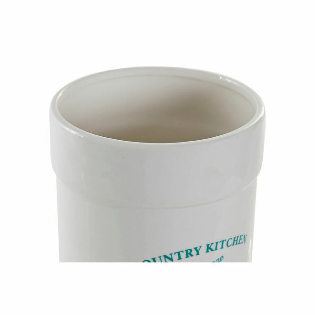 Gefäß für Küchenutensilien DKD Home Decor 8424001811496 12,5 x 12,5 x 17,5 cm Dolomite