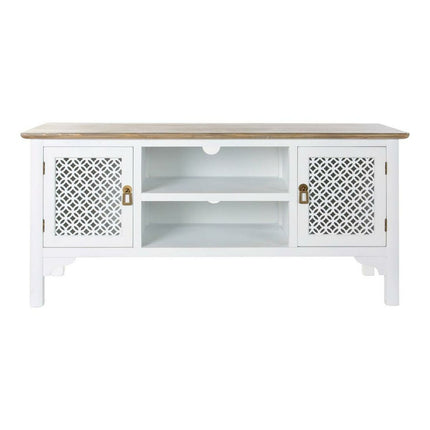 TV-Möbel DKD Home Decor 8424001812066 120 x 45 x 58 cm Tanne Weiß Hellbraun