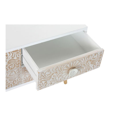 TV-Möbel DKD Home Decor 119 x 42 x 50 cm Tanne Gold Weiß Hellbraun