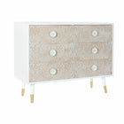 Kommode DKD Home Decor 100 x 42 x 80 cm Tanne Weiß Kunststoff Hellbraun Mandala Indianer