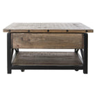 Höhenverstellbarer Couchtisch DKD Home Decor Metall Mango-Holz (116 x 74 x 44 cm)