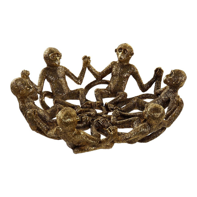 Tischdekoration DKD Home Decor 28,5 x 28,5 x 8,8 cm Harz Kolonial