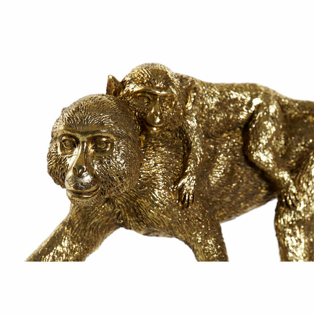 Deko-Figur DKD Home Decor FZ-93395 26 x 6 x 12 cm Gold Harz Kolonial
