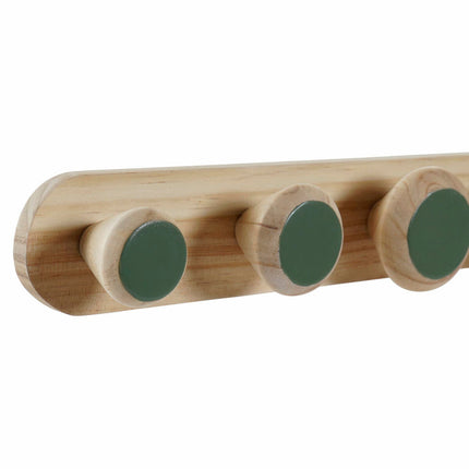 Wandgarderobe DKD Home Decor 48 x 6 x 7,5 cm Tropical Holz MDF (2 Stück)