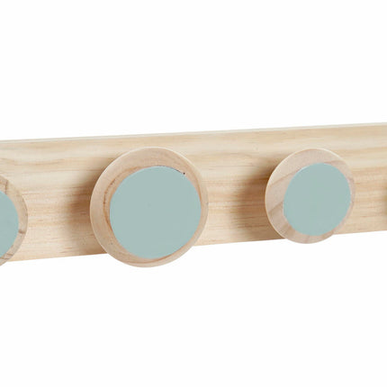 Wandgarderobe DKD Home Decor 48 x 6 x 7,5 cm Tropical Holz MDF (2 Stück)