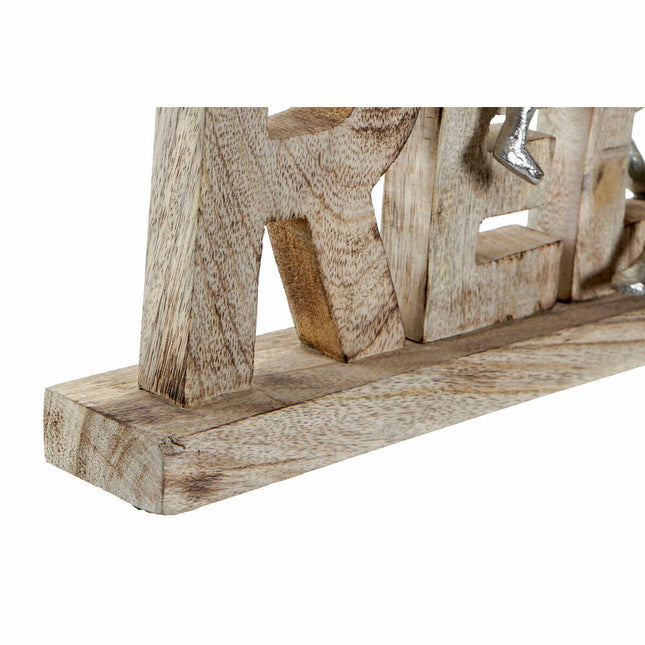Deko-Figur DKD Home Decor Relax Silberfarben Aluminium (58 x 7 x 22 cm)