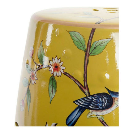 Beistelltisch DKD Home Decor Gelb Porzellan 35 x 35 x 45 cm
