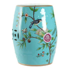 Beistelltisch DKD Home Decor Porzellan Blau 35 x 35 x 45 cm