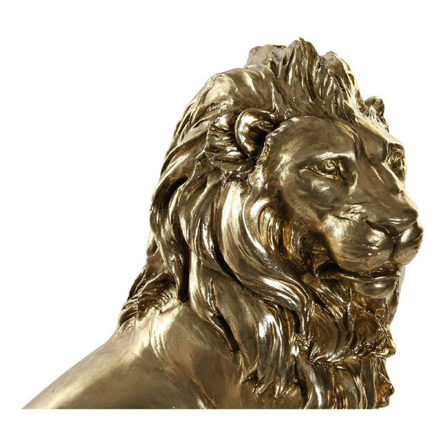 Deko-Figur DKD Home Decor RF-181552 Schwarz Gold Löwe Harz (36 x 24 x 44 cm)