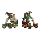 Deko-Figur DKD Home Decor Harz Bunt Hund 23 x 10 x 23 cm