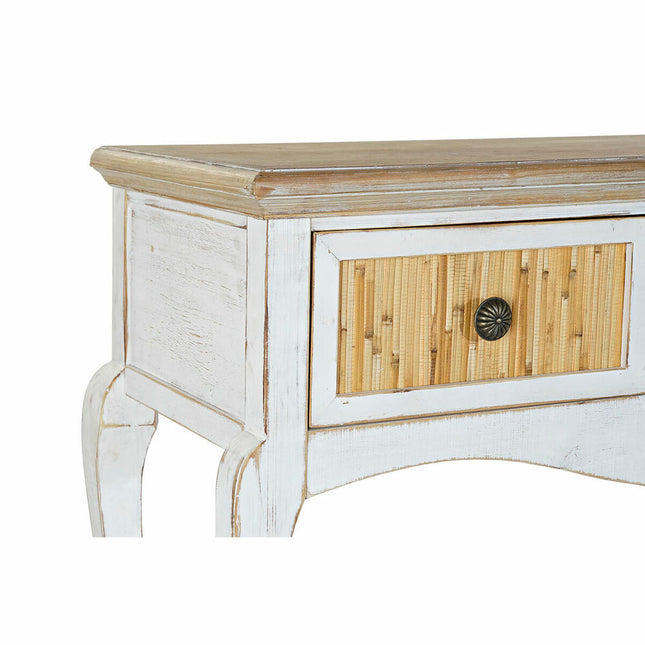 Konsole DKD Home Decor Tanne natürlich Holz Weiß 120 x 38 x 83 cm