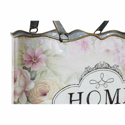 Blumentopf DKD Home Decor 29 x 13 x 38,5 cm Rosa Metall Blomster Shabby Chic