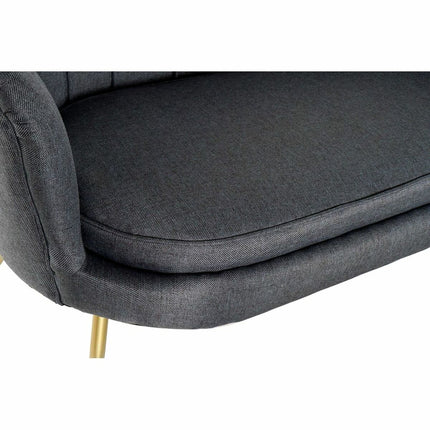 Sofa DKD Home Decor 8424001819737 Blau Metall Moderne 130 x 77 x 83 cm