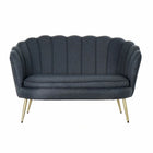 Sofa DKD Home Decor 8424001819737 Blau Metall Moderne 130 x 77 x 83 cm