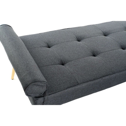 Sitzplatz DKD Home Decor Blau Polyester Holz MDF (184 x 76 x 62 cm)
